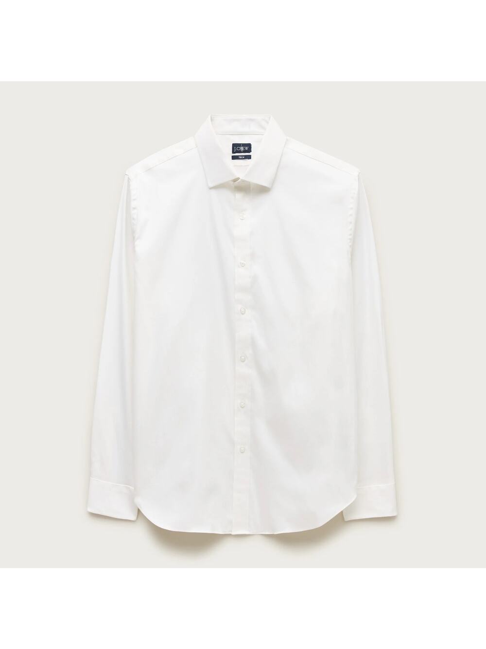 J.Crew Classic Bowery Performance Stretch Dress Shirt Spread Collar White M NWOT